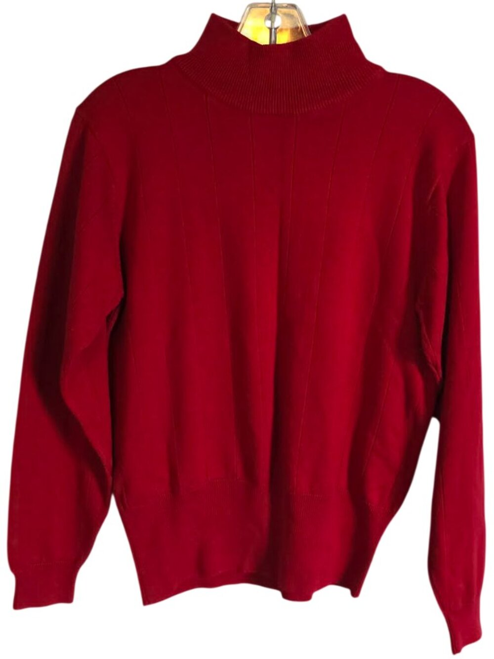 Dress Barn Classic Red Mock Neck Sweater